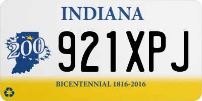 IN license plate 921XPJ