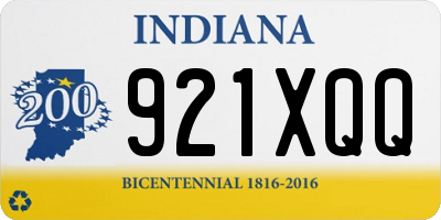 IN license plate 921XQQ