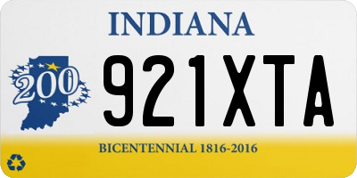 IN license plate 921XTA