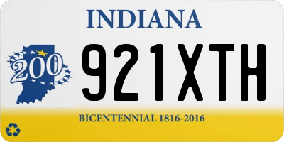 IN license plate 921XTH