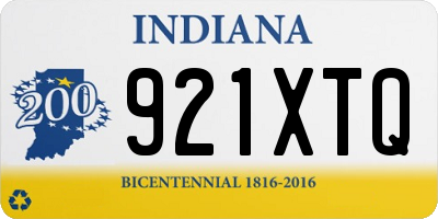 IN license plate 921XTQ