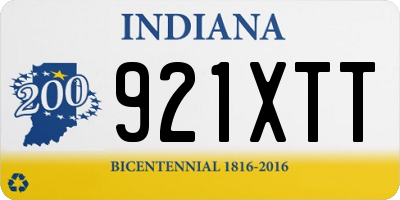 IN license plate 921XTT