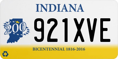 IN license plate 921XVE