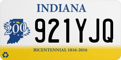 IN license plate 921YJQ