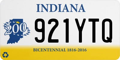 IN license plate 921YTQ