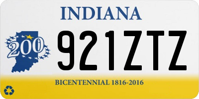 IN license plate 921ZTZ