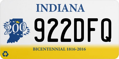 IN license plate 922DFQ