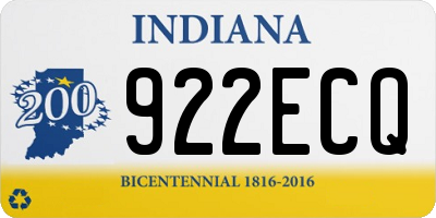 IN license plate 922ECQ