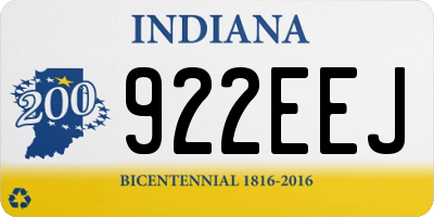 IN license plate 922EEJ