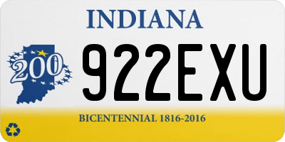 IN license plate 922EXU