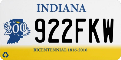 IN license plate 922FKW