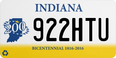 IN license plate 922HTU