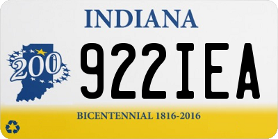 IN license plate 922IEA