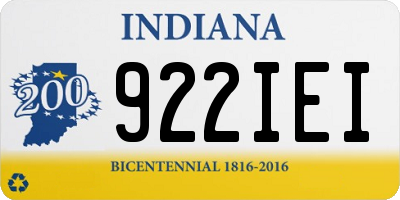 IN license plate 922IEI