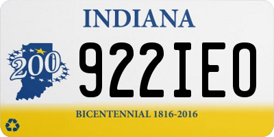 IN license plate 922IEO