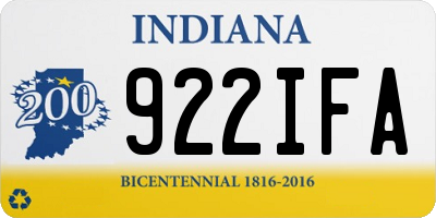 IN license plate 922IFA