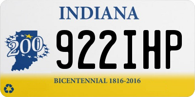 IN license plate 922IHP