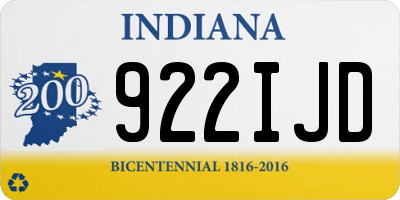 IN license plate 922IJD