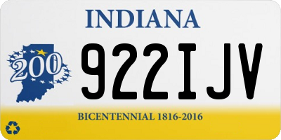 IN license plate 922IJV