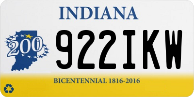 IN license plate 922IKW