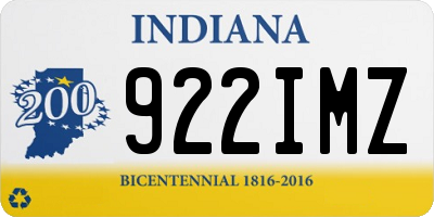 IN license plate 922IMZ