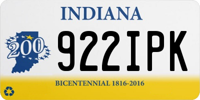 IN license plate 922IPK