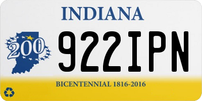 IN license plate 922IPN