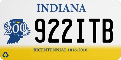 IN license plate 922ITB