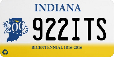 IN license plate 922ITS