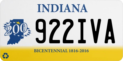 IN license plate 922IVA