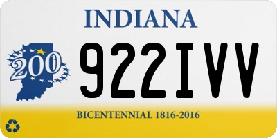 IN license plate 922IVV