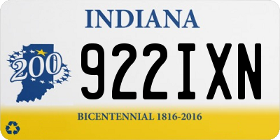 IN license plate 922IXN