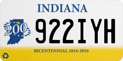 IN license plate 922IYH