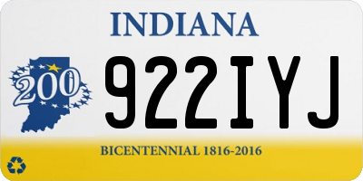 IN license plate 922IYJ