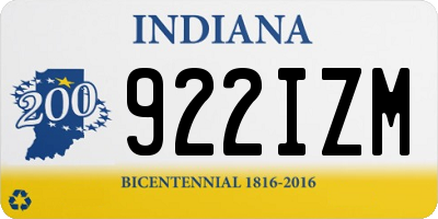 IN license plate 922IZM