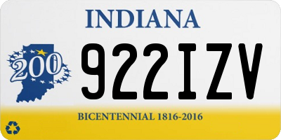 IN license plate 922IZV