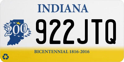 IN license plate 922JTQ