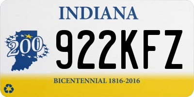 IN license plate 922KFZ