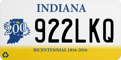 IN license plate 922LKQ