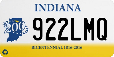 IN license plate 922LMQ