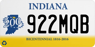 IN license plate 922MQB