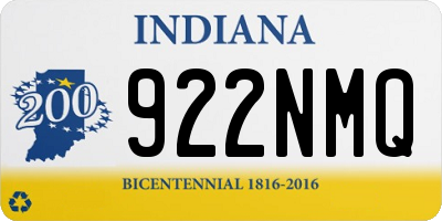 IN license plate 922NMQ