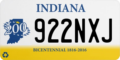 IN license plate 922NXJ