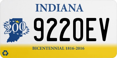 IN license plate 922OEV