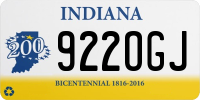 IN license plate 922OGJ