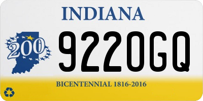 IN license plate 922OGQ