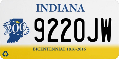 IN license plate 922OJW