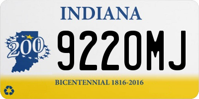 IN license plate 922OMJ