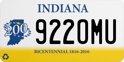 IN license plate 922OMU