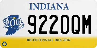 IN license plate 922OQM
